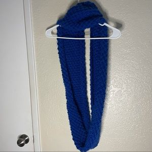 Infinity knitted scarf